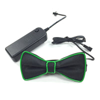 HKM-896467 Battery-Powered LED Light-Up Bow Tie for Halloween and Party Events in Multiple Colors