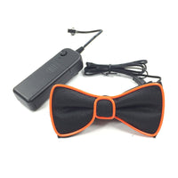 HKM-896467 Battery-Powered LED Light-Up Bow Tie for Halloween and Party Events in Multiple Colors