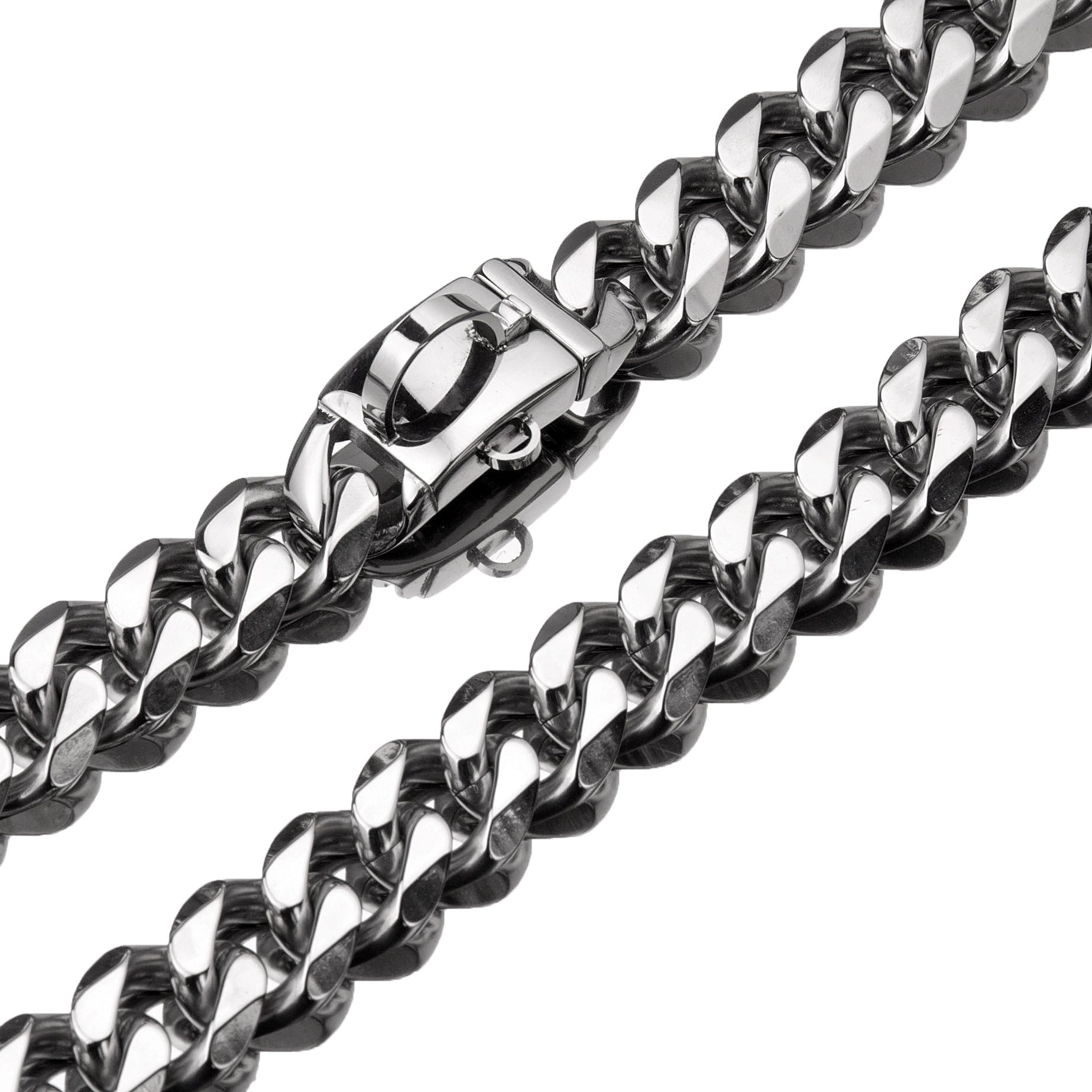 HKM-326867 Durable Titanium Steel Dog Chain with Polished Finish