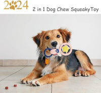 HKM-718739 Durable Interactive Dog Chew Toys with Squeakers for Large Breeds - Promotes Dental Health and Reduces Boredom