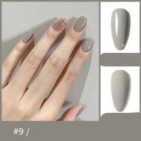 HKM-069267 48-Color Rubber Nail Polish Glue Set - 10ml for Professional Use