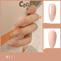 HKM-069267 48-Color Rubber Nail Polish Glue Set - 10ml for Professional Use
