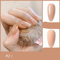 HKM-069267 48-Color Rubber Nail Polish Glue Set - 10ml for Professional Use