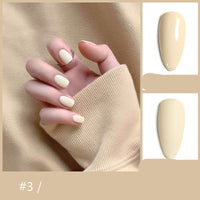 HKM-069267 48-Color Rubber Nail Polish Glue Set - 10ml for Professional Use