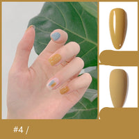 HKM-069267 48-Color Rubber Nail Polish Glue Set - 10ml for Professional Use