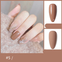 HKM-069267 48-Color Rubber Nail Polish Glue Set - 10ml for Professional Use