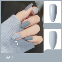 HKM-069267 48-Color Rubber Nail Polish Glue Set - 10ml for Professional Use