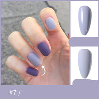 HKM-069267 48-Color Rubber Nail Polish Glue Set - 10ml for Professional Use