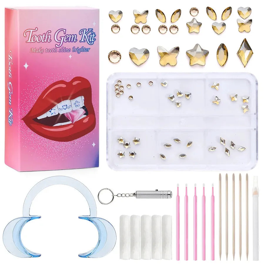 JMT-576778 Gold Tooth Gem Kit for Professional Tooth Decoration