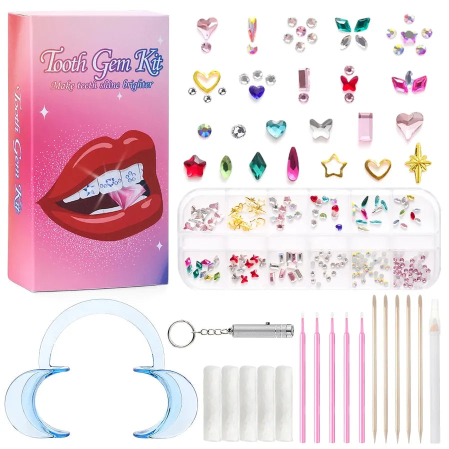 JMT-576778 Gold Tooth Gem Kit for Professional Tooth Decoration