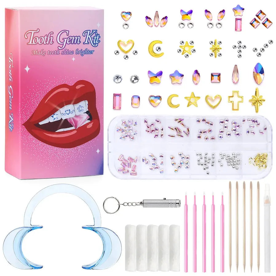 JMT-576778 Gold Tooth Gem Kit for Professional Tooth Decoration
