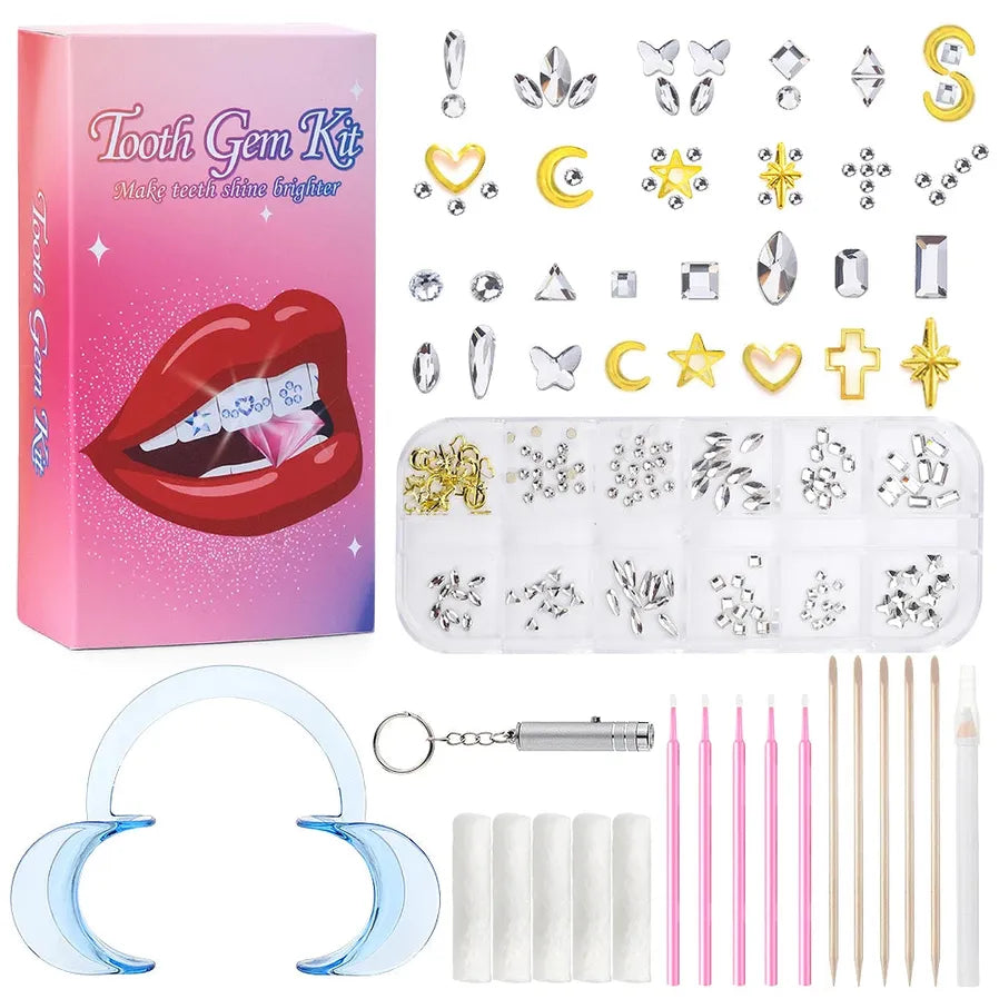 JMT-576778 Gold Tooth Gem Kit for Professional Tooth Decoration