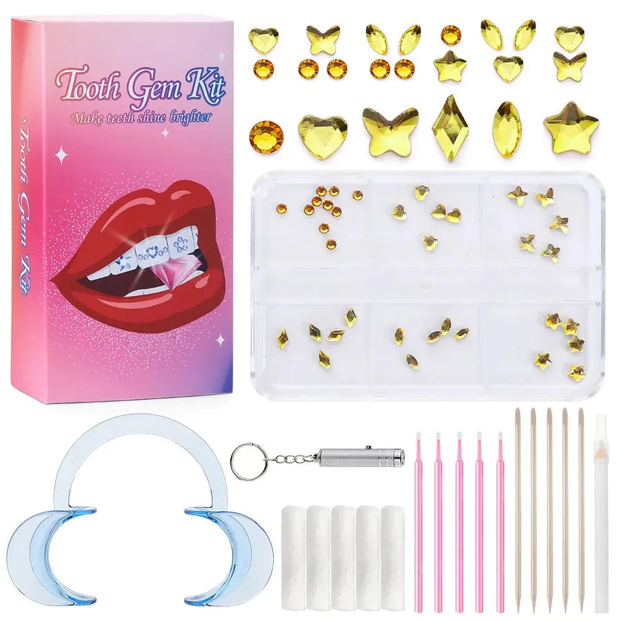 JMT-576778 Gold Tooth Gem Kit for Professional Tooth Decoration