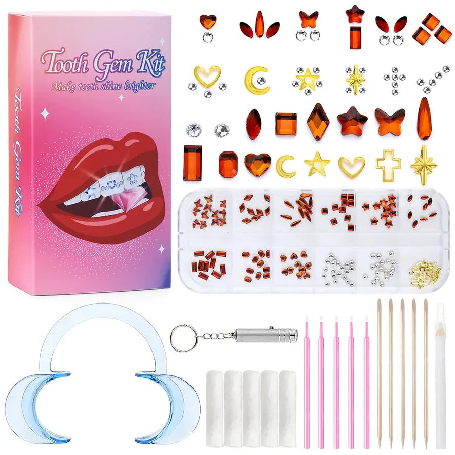 JMT-576778 Gold Tooth Gem Kit for Professional Tooth Decoration