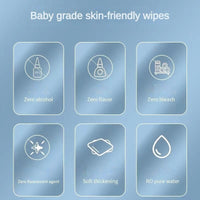 HKM-251475 Plant-Based Unscented Pet Wipes for Dogs and Cats ¨C Gentle Cleaning for Paws, Ears, Fur, and Eyes ¨C 80 Moist Wipes