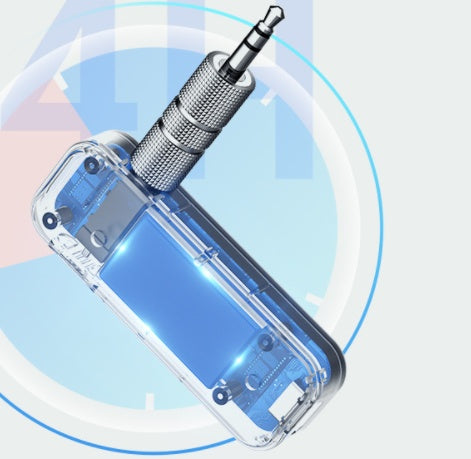 KTX-131859 Bluetooth 5.0 Audio Adapter for 3.5mm AUX - Receiver for Car, Computer, TV, Projector