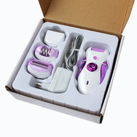 HKM-282771 4-in-1 Rechargeable Electric Foot Grinder and Hair Clipper Set with Accessories