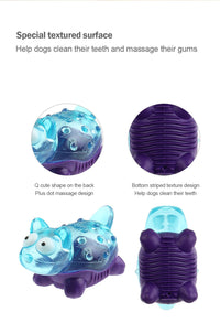 HKM-914195 Puppy Noise-Making Chew Toys in Various Animal Designs - TPR Material