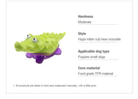 HKM-914195 Puppy Noise-Making Chew Toys in Various Animal Designs - TPR Material