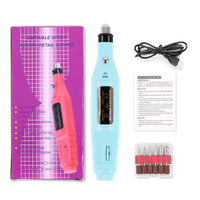 HKM-133651 Compact Electric Nail Polisher with Adjustable Speed and USB Power Supply