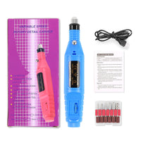 HKM-133651 Compact Electric Nail Polisher with Adjustable Speed and USB Power Supply