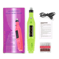 HKM-133651 Compact Electric Nail Polisher with Adjustable Speed and USB Power Supply