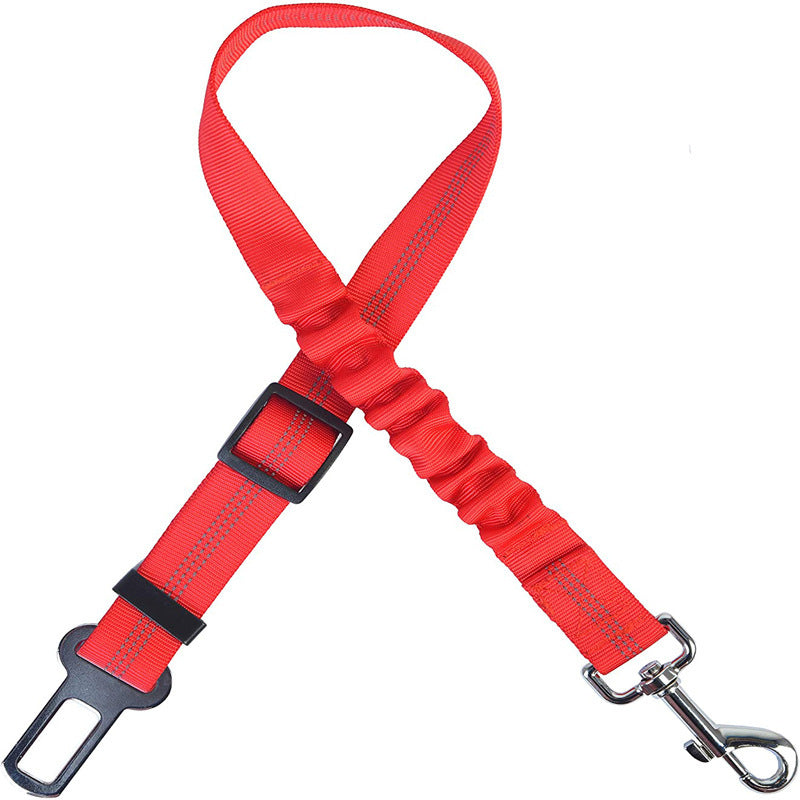 HKM-408531 Adjustable Nylon Dog Car Seat Belt - Towing Rope for Safety in Vehicles