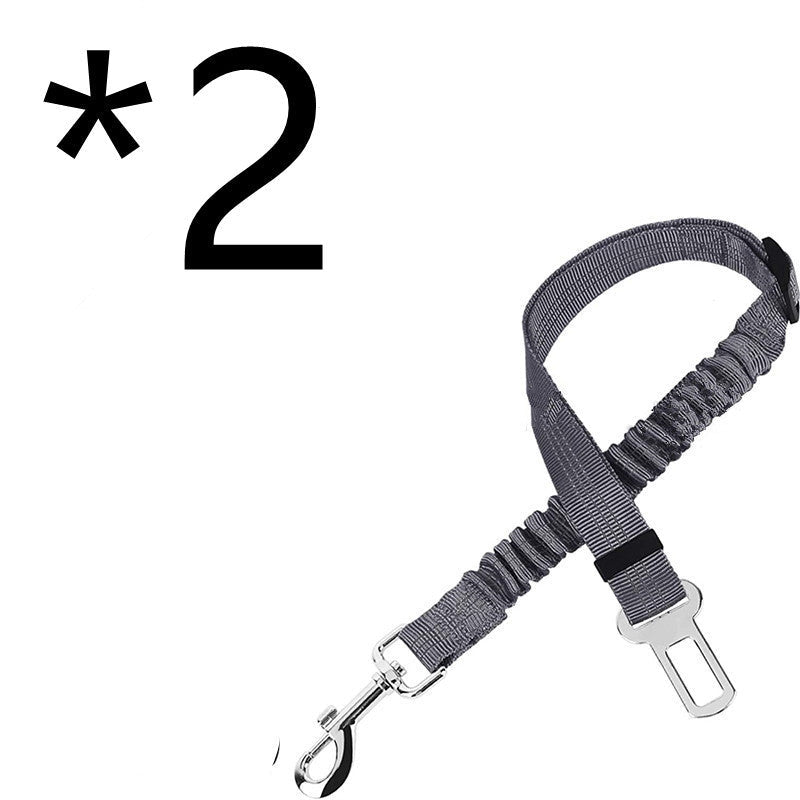 HKM-408531 Adjustable Nylon Dog Car Seat Belt - Towing Rope for Safety in Vehicles