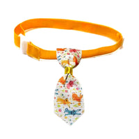 HKM-077075 Easter-Themed Pet Bow Tie with Floral Headpiece - Adjustable Size Options