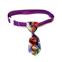 HKM-077075 Easter-Themed Pet Bow Tie with Floral Headpiece - Adjustable Size Options