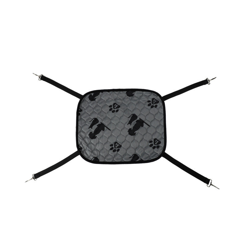HKM-139091 Waterproof Hammock for Dogs and Cats - Prevents Urine Leakage, Soft Cloth, Available in Dog Cat Pattern