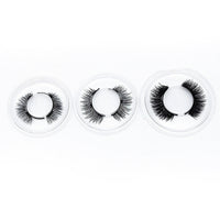 HKM-893971 Quantum Magnetic False Eyelashes - 3 Pairs with Eyelash Curler, Glue-Free and Comfortable Wear