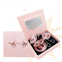 HKM-893971 Quantum Magnetic False Eyelashes - 3 Pairs with Eyelash Curler, Glue-Free and Comfortable Wear