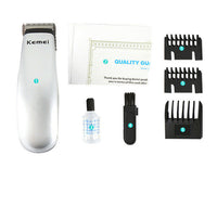 HKM-722899 Dry Battery Hair Clipper with Stainless Steel Blade - Model KM-666