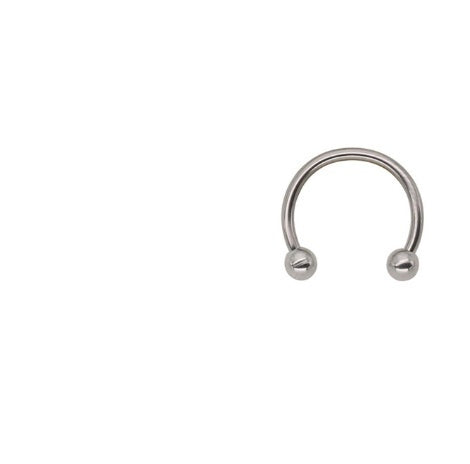 HKM-699347 Titanium C-Type Hypoallergenic Clip-On Nose and Lip Rings