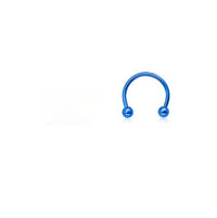 HKM-699347 Titanium C-Type Hypoallergenic Clip-On Nose and Lip Rings