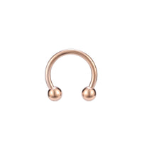 HKM-699347 Titanium C-Type Hypoallergenic Clip-On Nose and Lip Rings