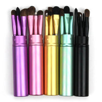 HKM-837523 Soft Synthetic Fiber Makeup Brush - Stylish Design for Professional and Family Use, Travel-Friendly, Multiple Colors Available