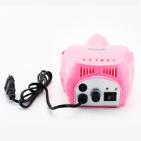 HKM-426259 Electric Nail Polisher US-202 Pink, 25000 RPM, Complete Nail Tools Set, 12 Pcs