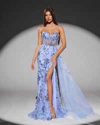 HKM-436691 Elegant Women's Blue Dress - Style EZ25208 for Any Occasion