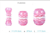 HKM-714131 Durable Dog Molar Tooth Cleaning Toys in Various Sizes and Colors for Large Breeds