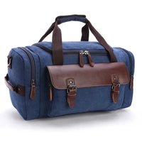 HKM-646675 Versatile Canvas Travel Hand Bag - High Capacity Waterproof Crossbody Duffel Bag