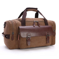 HKM-646675 Versatile Canvas Travel Hand Bag - High Capacity Waterproof Crossbody Duffel Bag