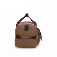 HKM-646675 Versatile Canvas Travel Hand Bag - High Capacity Waterproof Crossbody Duffel Bag