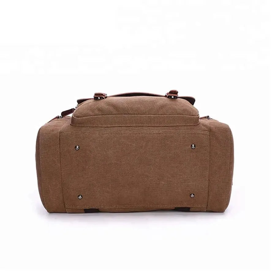 HKM-646675 Versatile Canvas Travel Hand Bag - High Capacity Waterproof Crossbody Duffel Bag