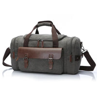 HKM-646675 Versatile Canvas Travel Hand Bag - High Capacity Waterproof Crossbody Duffel Bag
