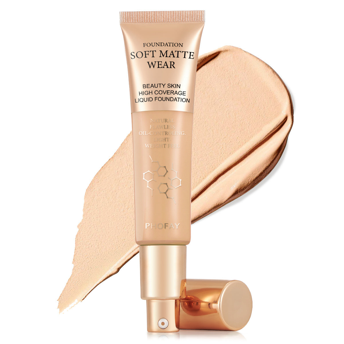 HKM-991955 Full Coverage Lightweight Foundation for Flawless Oil Control and Easy Application