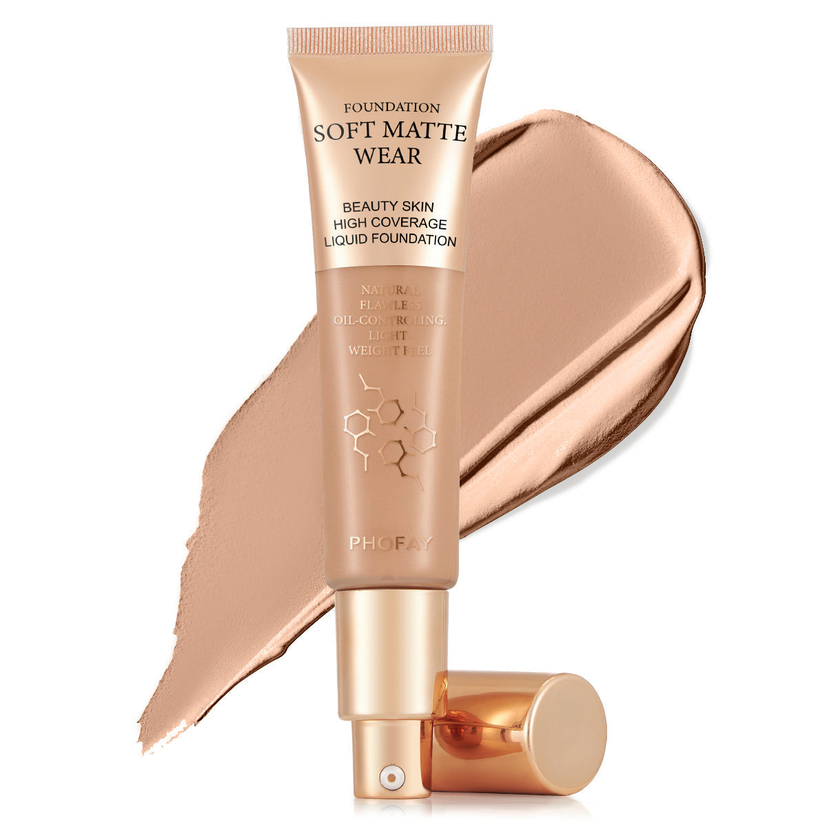 HKM-991955 Full Coverage Lightweight Foundation for Flawless Oil Control and Easy Application