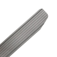 HKM-864979 Mens Braided Elastic Slide Belt - Retro Style Adjustable Accessory