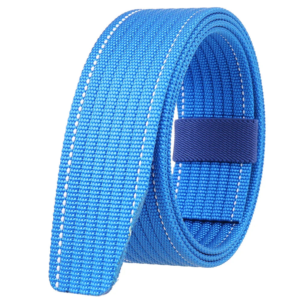 HKM-864979 Mens Braided Elastic Slide Belt - Retro Style Adjustable Accessory